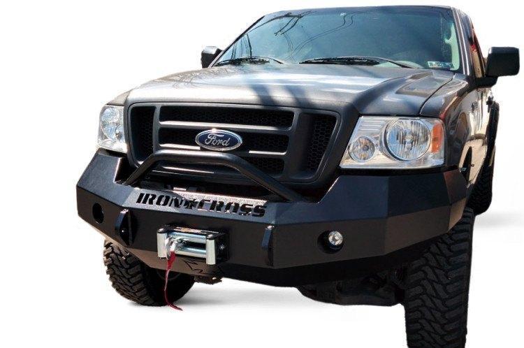Iron Cross Heavy Duty Push Bar Front Bumper
