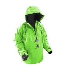 Men's Waterproof 1/2 Zip Bog Hoodie - Lime/Black
