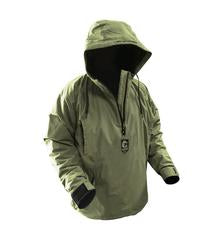 GW Hunt Waterproof 1/2 Zip Bog Hoodie - Timber Green