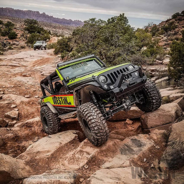 WESTIN 59-80025 WJ2 STUBBY FRONT BUMPER WITH LED LIGHT BAR MOUNT JEEP WRANGLER JK 2007-2018