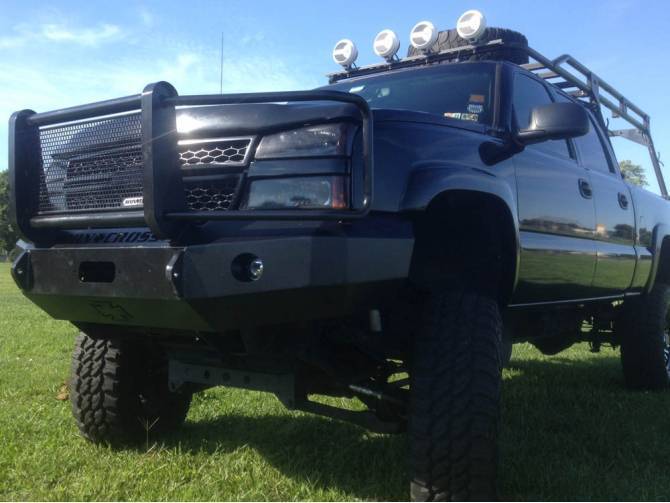 Iron Cross Heavy Duty Grille Guard Front Bumper